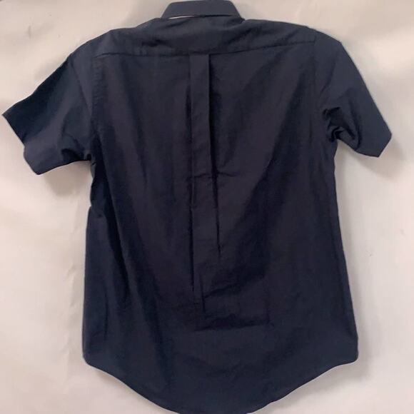NWOT VAN HEUSEN BLUE BUTTON UP WRINKLE- FREE SHIRT SIZE 0-2/XS - Picture 2 of 4